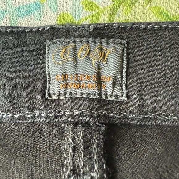 Citizens of Humanity Black Avedon Ultra Slick Skinny Jeans Stretchy Size 27 - Picture 6 of 8